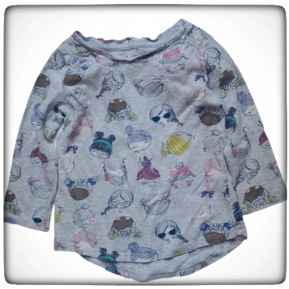 Gap Girly Girl Longsleeve T-Shirt-18-24M